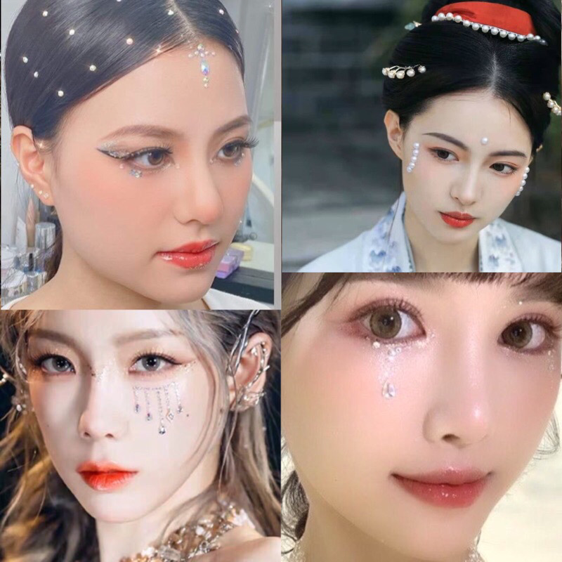 Phụ Kiện Đá Đính Mắt Make up trang điểm thoải mái kết hợp sáng tạo nhiều concept chụp ảnh
