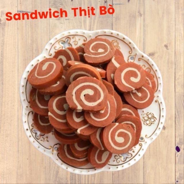 Bánh Thịt Thưởng Cho Chó Mèo Gói 100gr