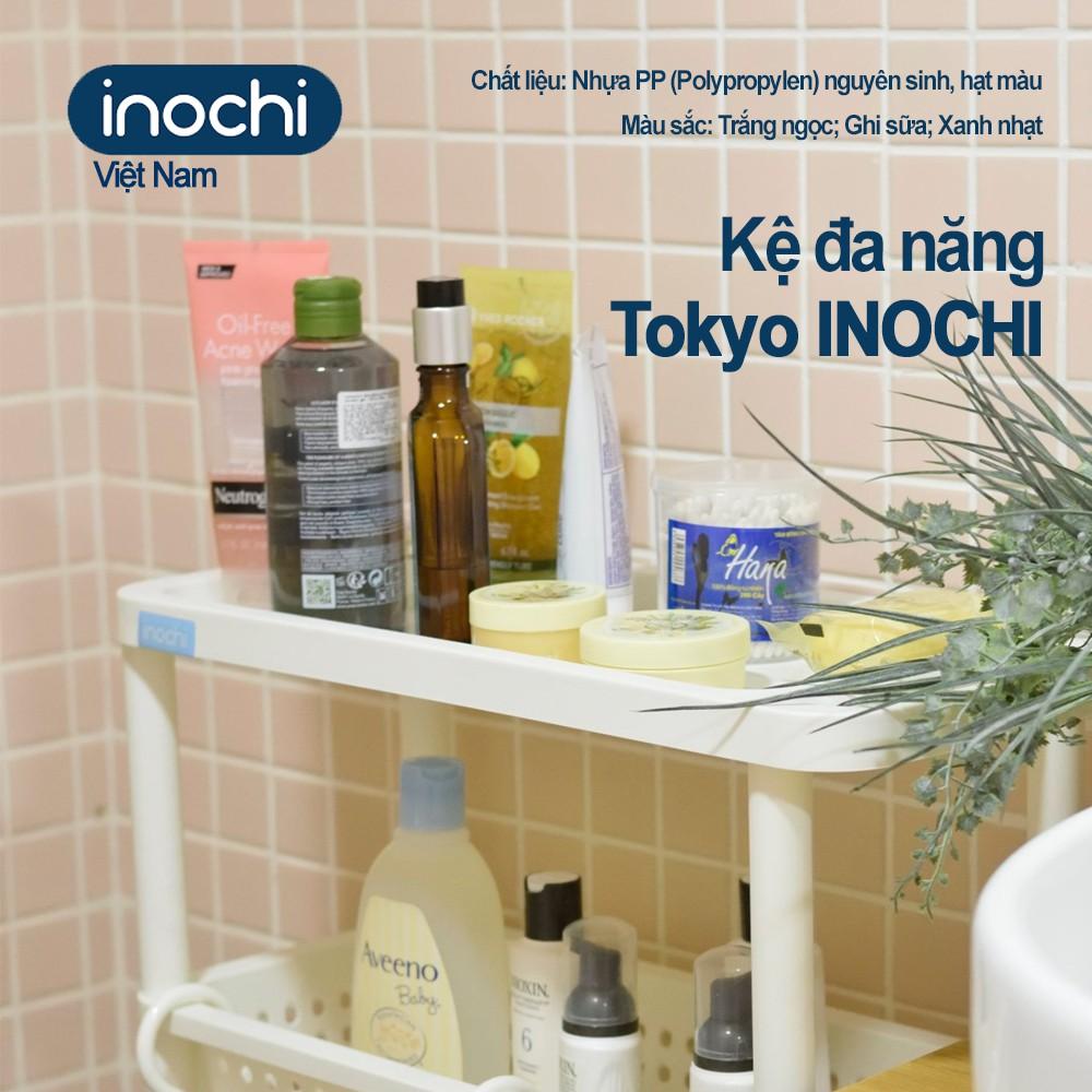 Kệ Đa Năng - Kệ 3 Tầng Inochi Nhựa Dùng Để Đựng Gia Vị Nhà Bếp Đựng Đồ Thực Phẩm, Phòng ngủ