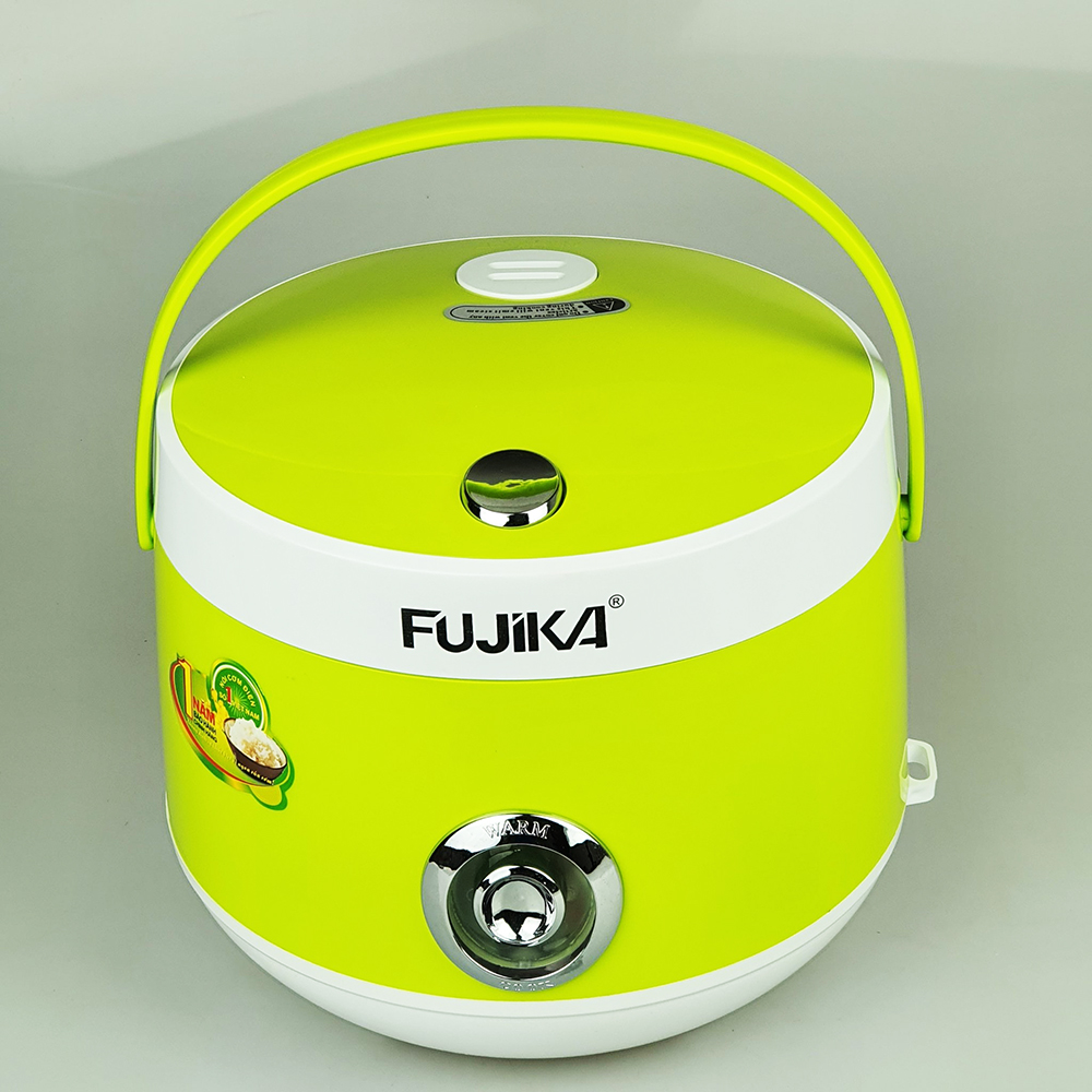 Nồi Cơm Điện 1.5L FUJIKA Công Suất 500W Quai Xách Tiện Lợi Cho Gia Đình 3-5 Người-Hàng Chính Hãng