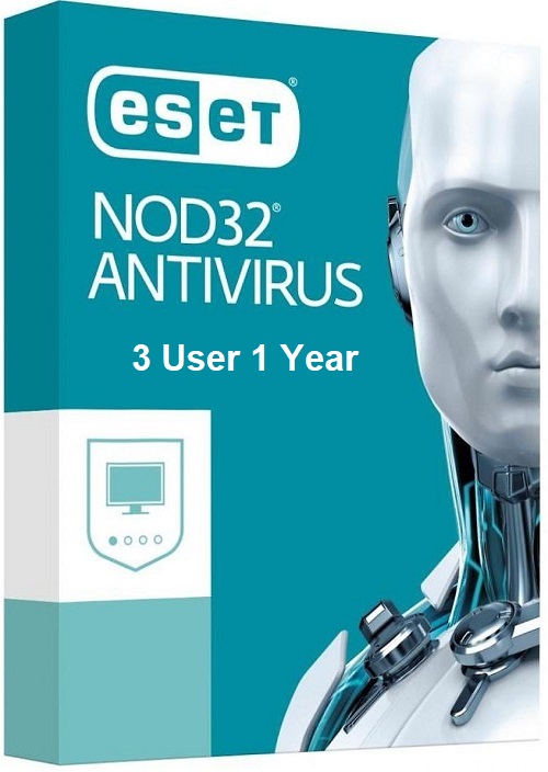 Phần mềm ESET NOD32 ANTIVIRUS 3 USER 1 YEAR - Bản quyền 3 Máy/1 Năm - Hàng Chính Hãng - Online