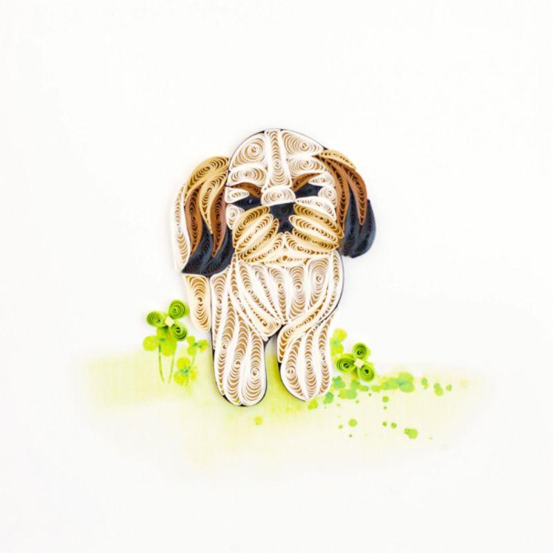 THIỆP QUILLING, THIỆP HANDMADE ĐỘNG VẬT