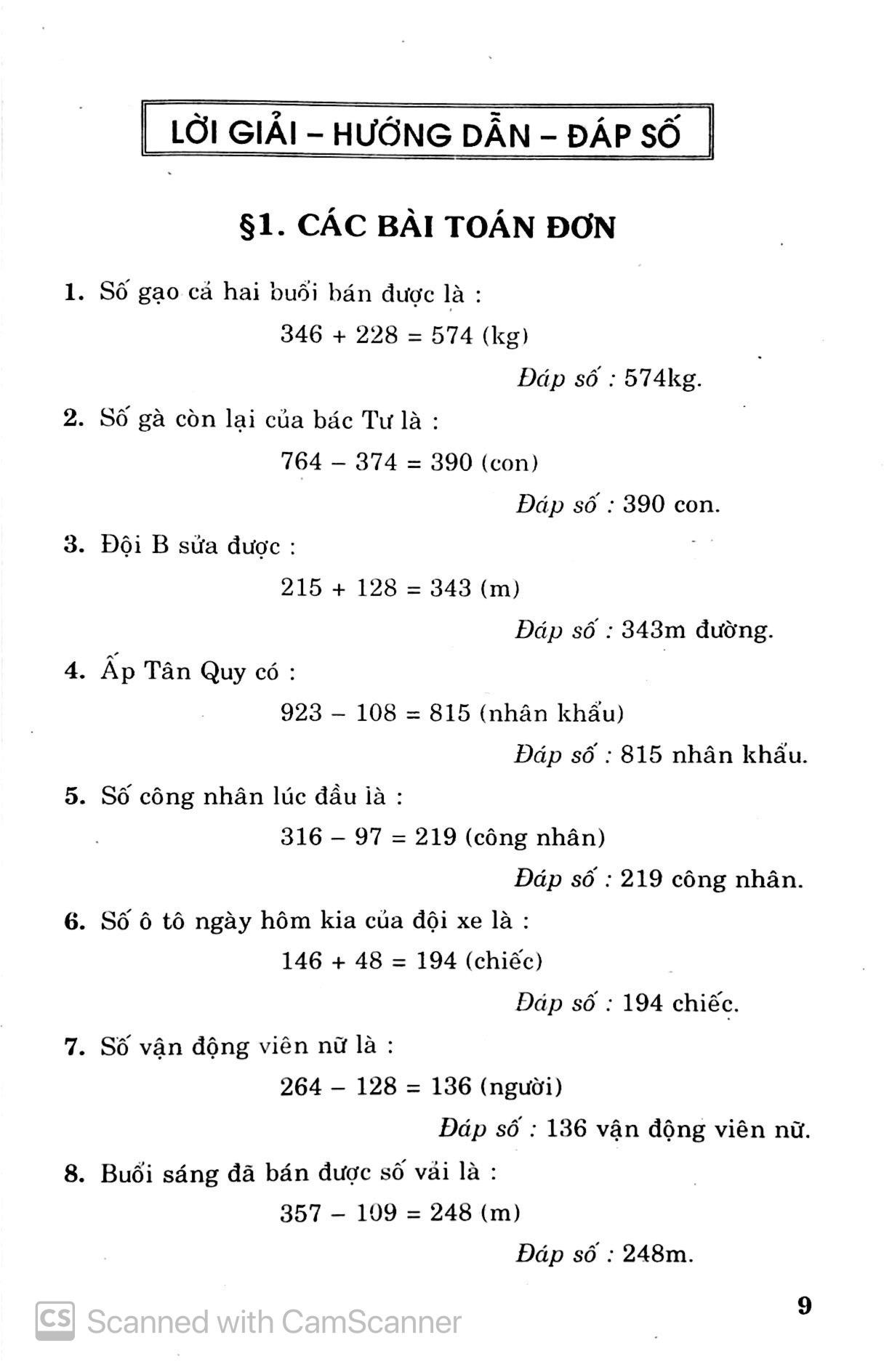 Các Bài Toán Đố Lớp 4