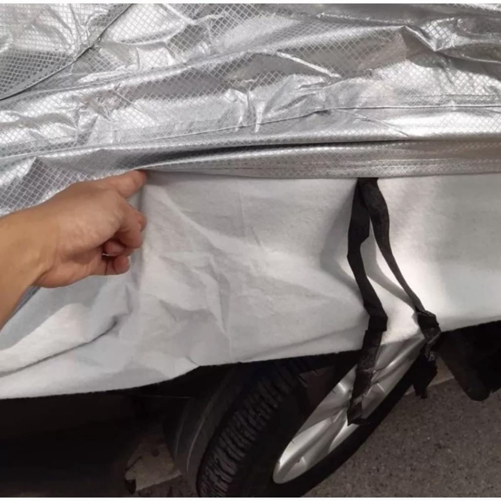 Bạt che phủ xe ô tô 5 chỗ bán tải Mitsubishi Triton chống nắng mưa, bạt trùm xe ô tô vải dù 3 lớp chống nóng