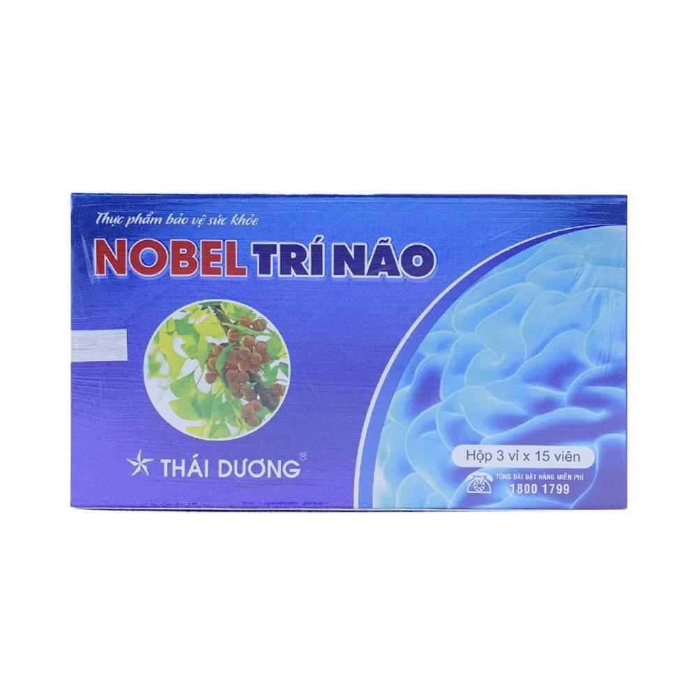 Viên uống Nobel Trí Não ngăn ngừa tai biến mạch máu não Sao Thái Dương 45 viên/ hộp