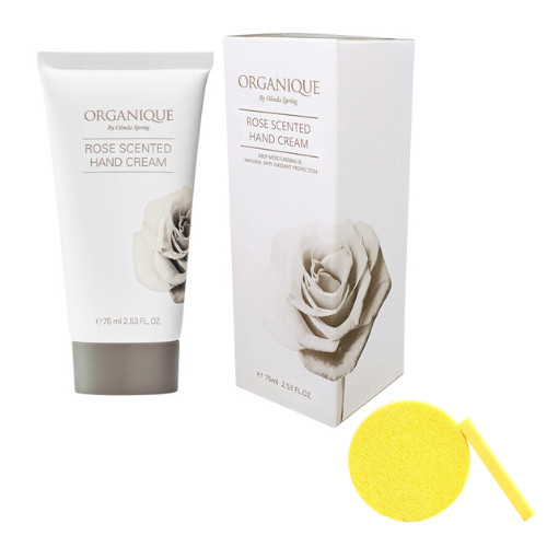 Kem Dưỡng Da Tay Organique Rose Hand Cream (75ml) - Tặng Kèm Mút Rửa Mặt