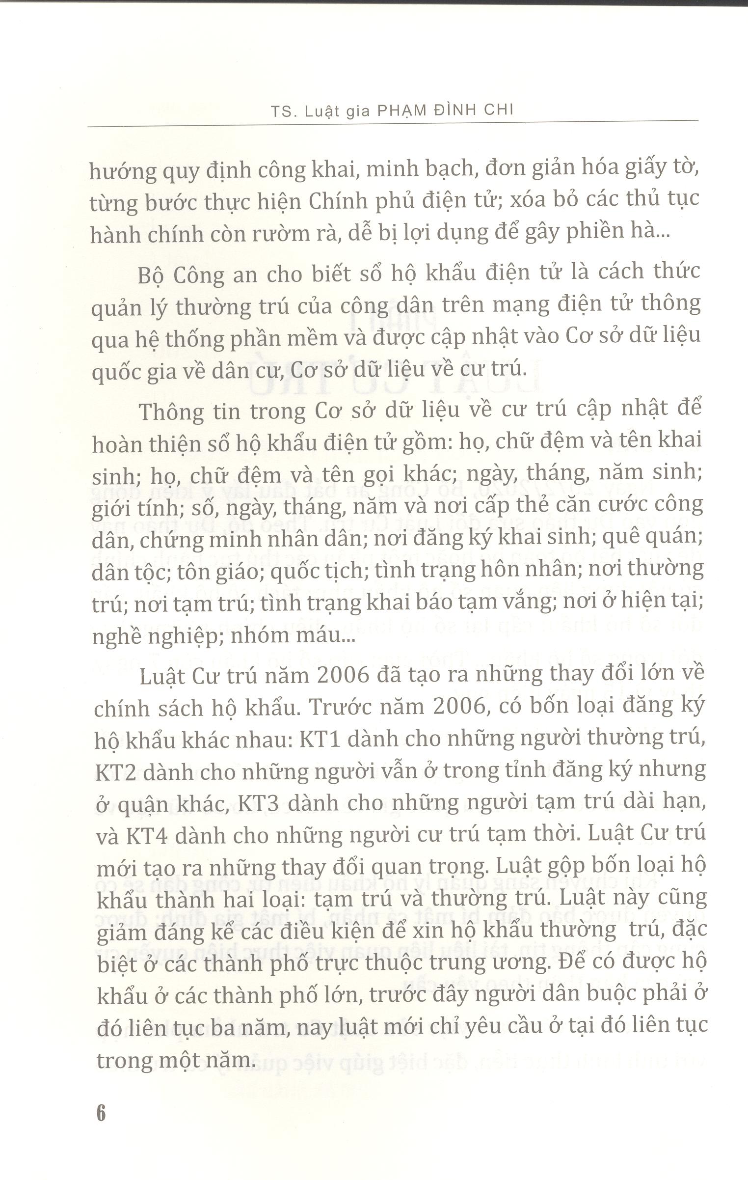 Những Câu Hỏi Thường Gặp Trong Luật Cư Trú, Luật Căn Cước Công Dân, Luật Hộ Tịch