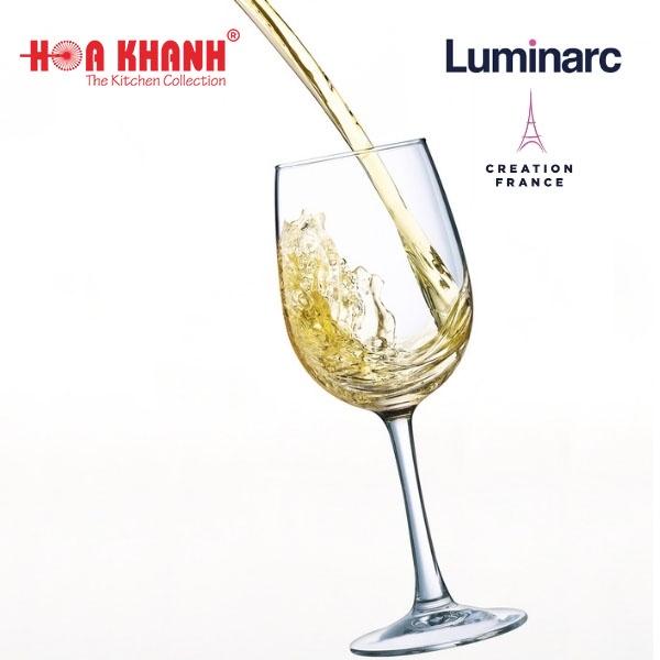 Ly Uống Rượu Vang Thủy Tinh Luminarc World Wine 350ML - 470ML &amp; 580ML - bộ 4 ly - E5979, E5980 &amp; E5981