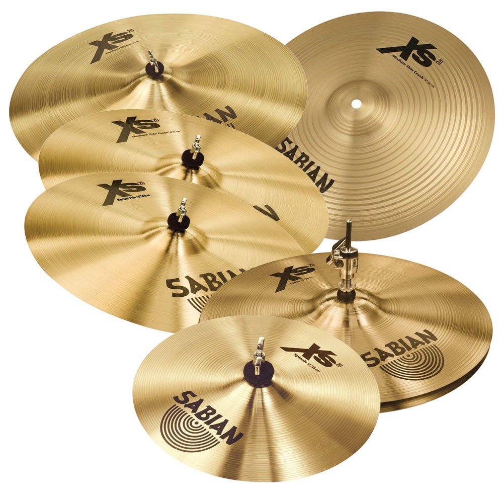 Bộ lá trống (Cymbal) XS5007S – SABIAN X20SSet (10,14,14Hihat,16,18,20) - Hàng Chính Hãng