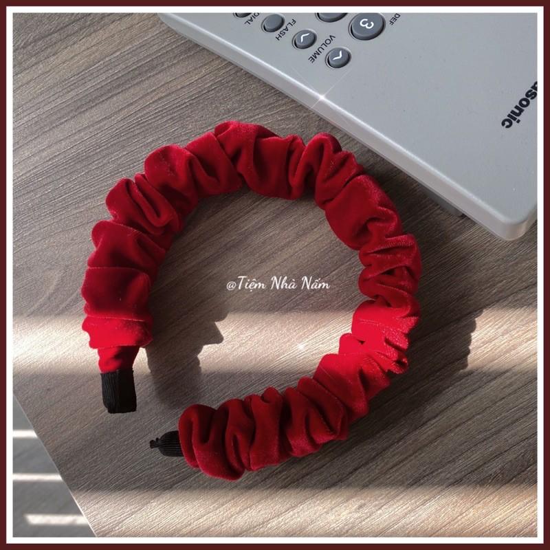 CÀI/ BỜM TÓC NHUNG NHÚN SANG TRỌNG -