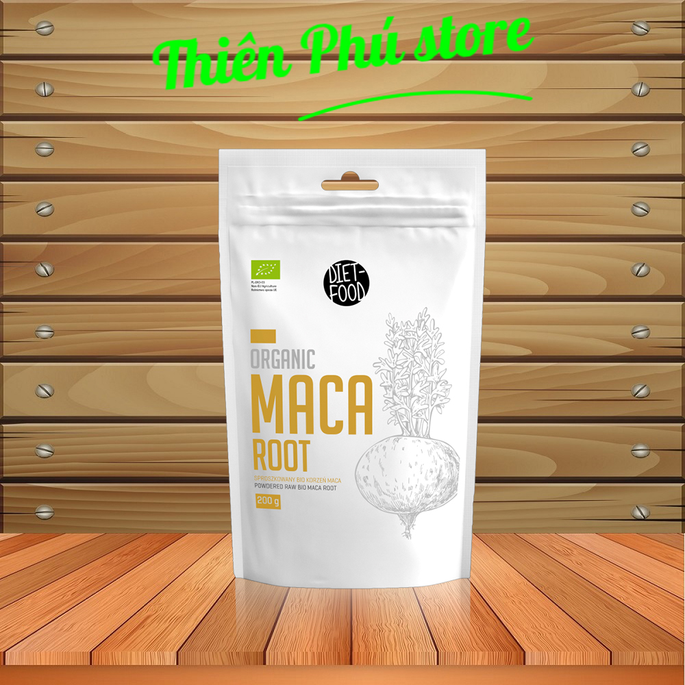 Bột Maca Hữu Cơ Diet Food 200g Organic Maca Powder