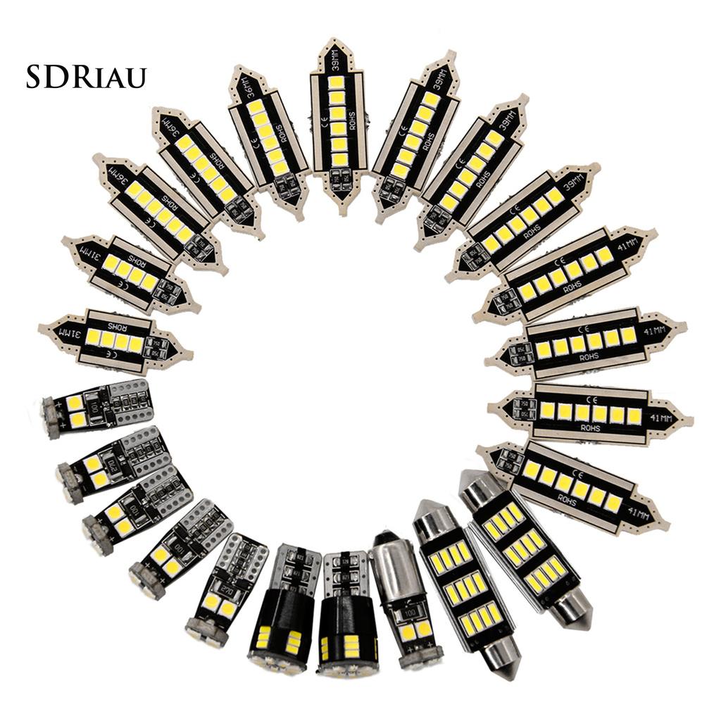 23 Bóng Đèn Led T10 / 3030 / 3014 Cho Bmw E60 E90 F10 F30 Golf 4 / 7
