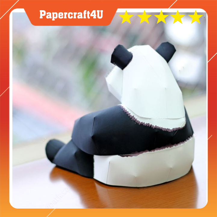 Mô hình giấy 3D Động vật Cute Gấu Trúc - Giant Panda (Big)