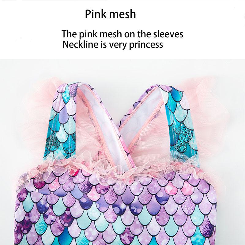 Nàng Tiên Cá Công Chúa Nhỏ Đồ Bơi Cho Bé Gái Bơi Bé Gái Có Nón Trẻ Em Đồ Bơi Biển Cho Trẻ Áo Tắm
