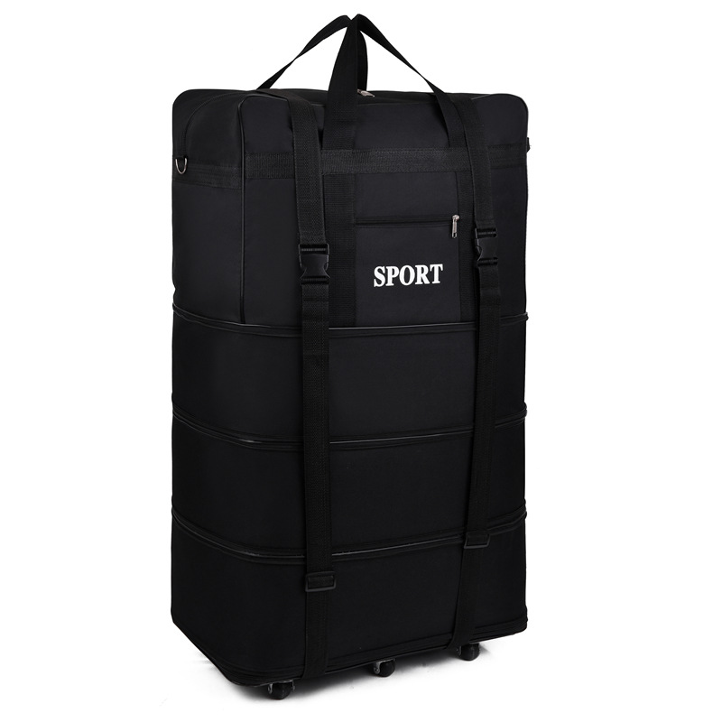 Vali Hành Lý Ký Gửi dạng kéo đeo vai quai xách Super X Bagage Carrier 6 bánh xe 105x50x30cm (Size 40inch)