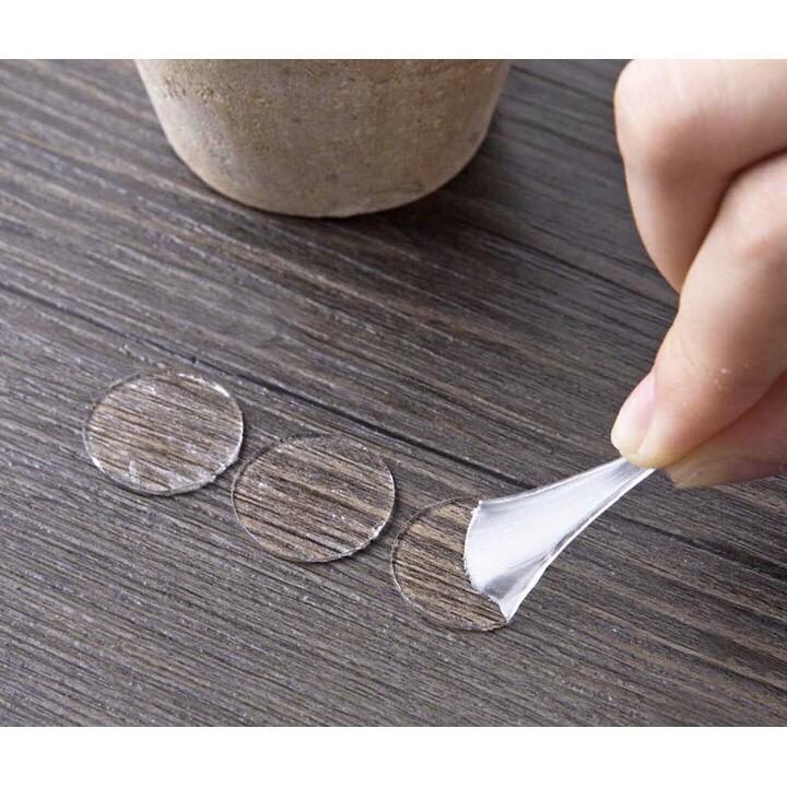 Combo 10 miếng dán 2 mặt hình tròn