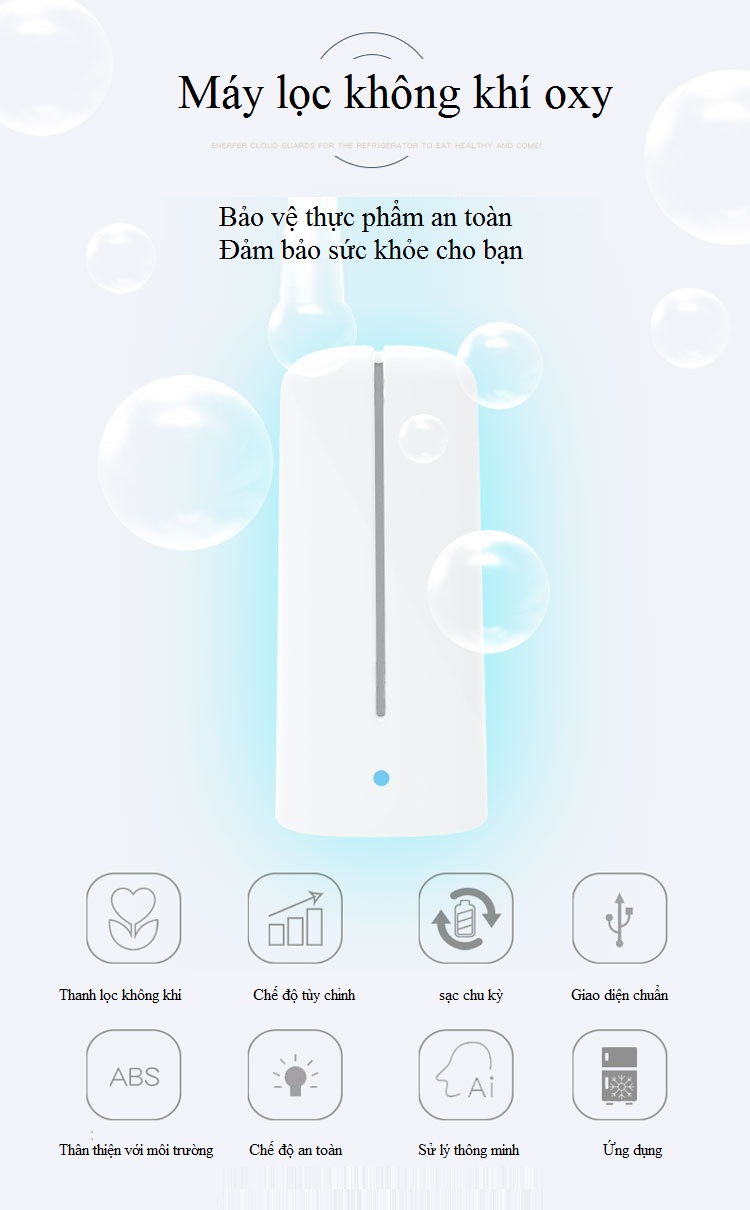 Máy Khử Mùi Tủ Lạnh JM.02