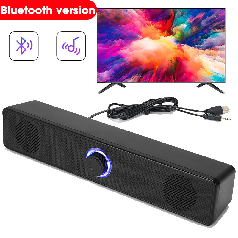 Hệ thống âm thanh rạp hát tại nhà Loa Bluetooth Thanh âm thanh vòm 4D Loa máy tính cho TV Hộp Soundbar Loa siêu trầm Hộp nhạc âm thanh nổi Màu sắc: phiên bản Bluetooth