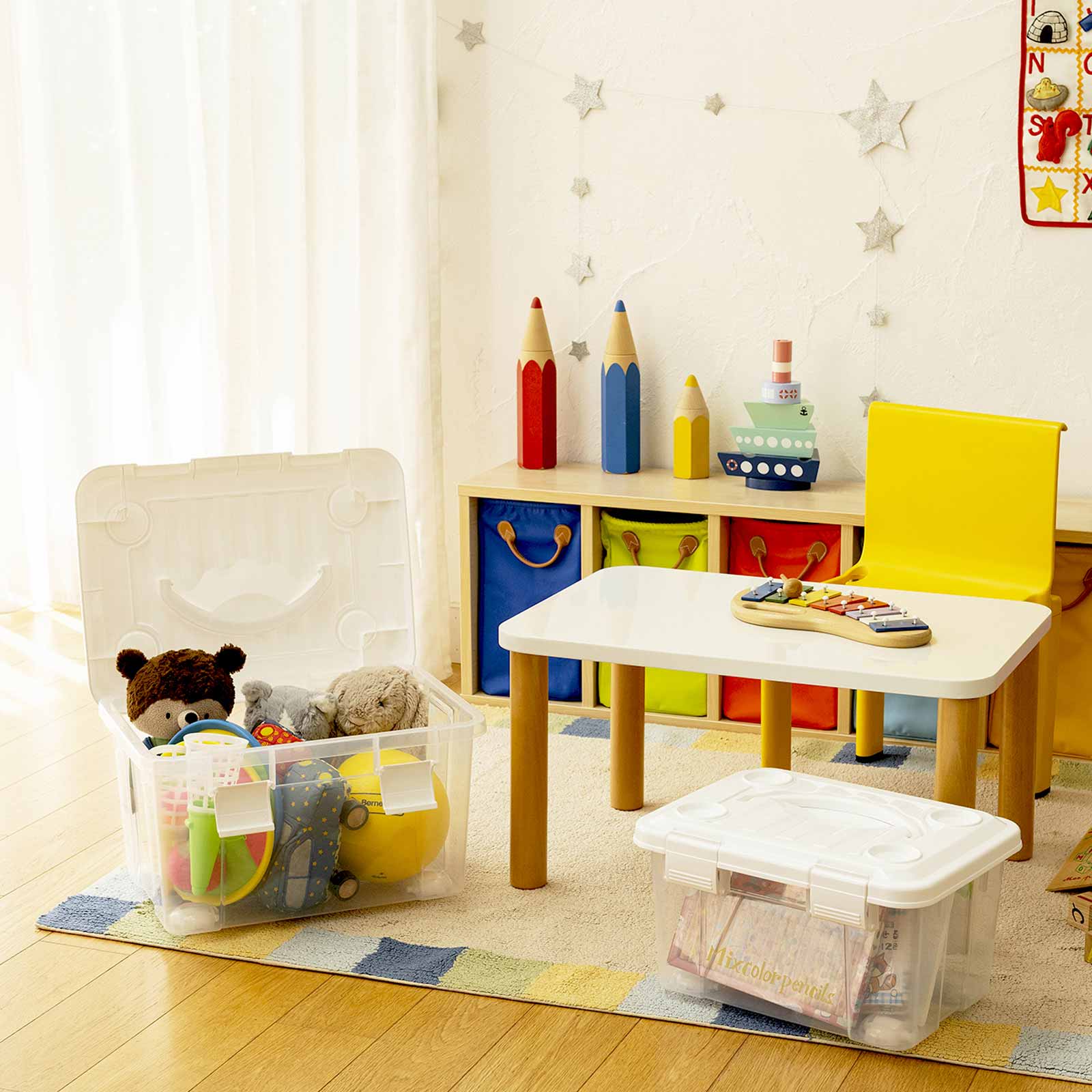 TENMA Hộp Nhựa Lưu Trữ Profix Case JAPAN QUALITY, Dung Tích 35L - 55L, Nắp có tay cầm, Có Khóa Gài