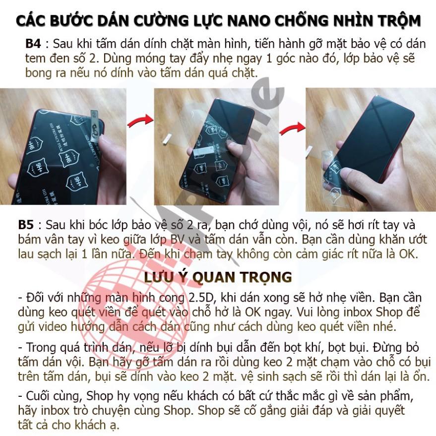 Dán chống nhìn trộm dành cho Xiaomi Black Shark 4, 4 Pro - Dán cường lực dẻo nano 9H+