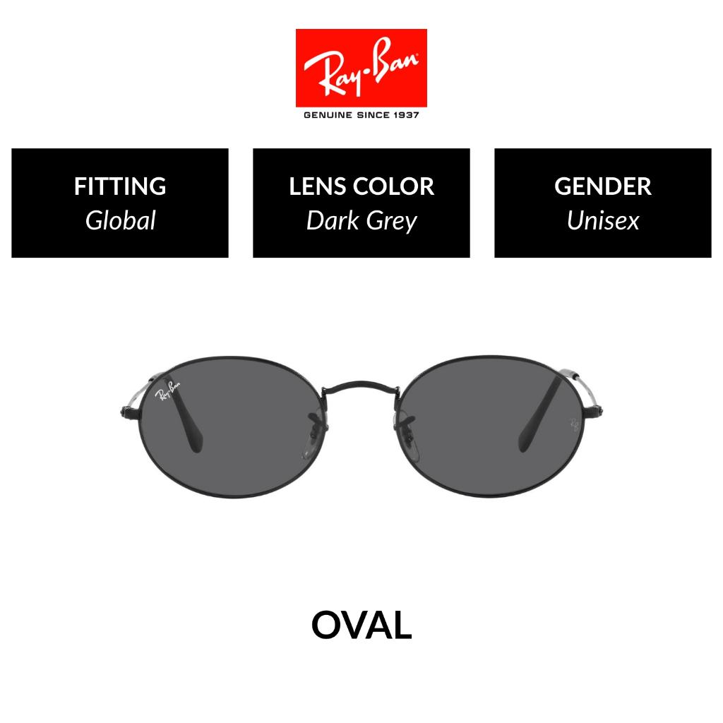 Kính mát RAY-BAN OVAL - RB3547 002/B1 Size 54