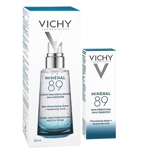 Set Dưỡng Chất Khoáng Cô Đặc Giúp Phục Hồi Và Bảo Vệ Da Vichy Minéral 89 50ml + 10ml