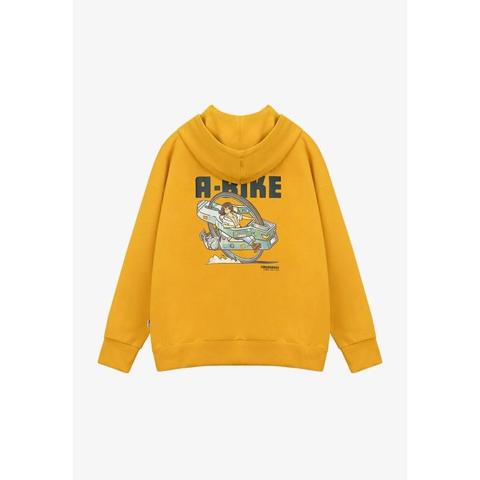 ÁO HOODIE UNISEX ĐẶNG TUẤN - LIME ORANGE - LU22117102