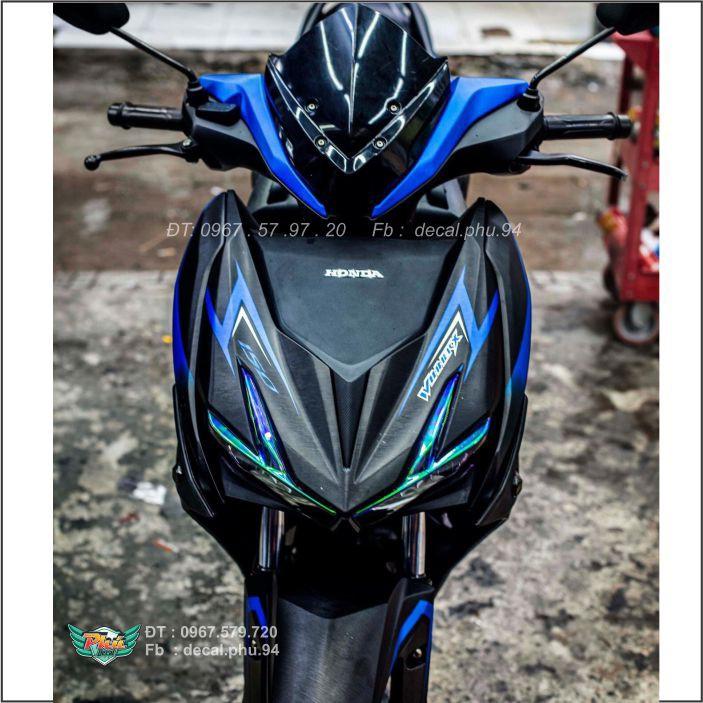 Tem Rời Winner X đen nhám chỉ xanh