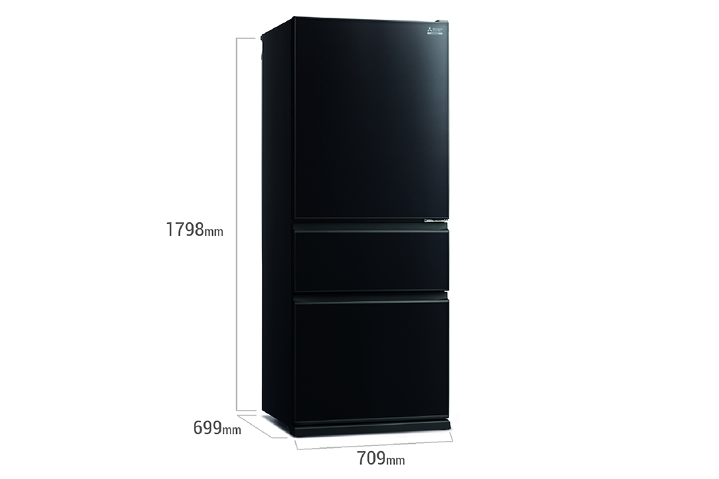 Tủ lạnh Mitsubishi Inverter 450 lít MR-CGX56EP-GBK-V - Hàng chính hãng - Giao tại Hà Nội và 1 số tỉnh toàn quốc