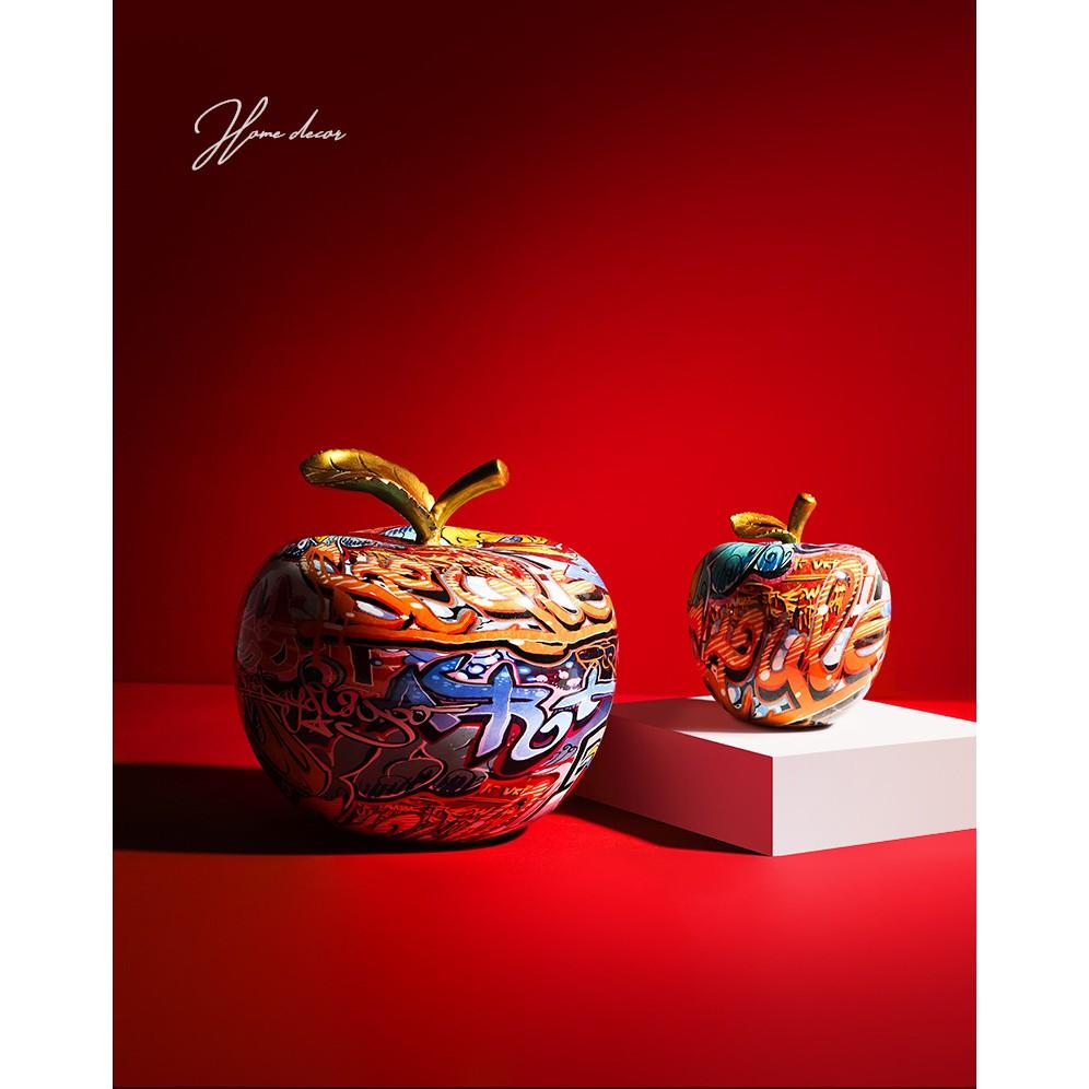 Tượng điêu khắc trái cấm -phong cách nghệ thuật đương đại graffiti- decor trang trí nội thất
