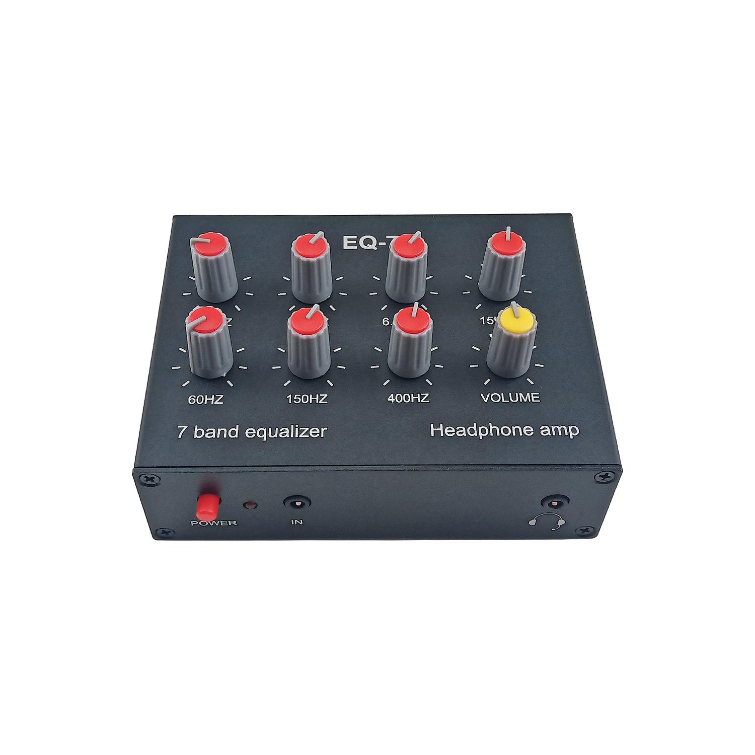 GHXAMP 7-SEGEBRIZER TONE TONE TREBLE Điều chỉnh âm trầm di động Trò chơi máy tính Trò chơi âm thanh Audio Tai nghe bộ khuếch đại âm thanh âm thanh