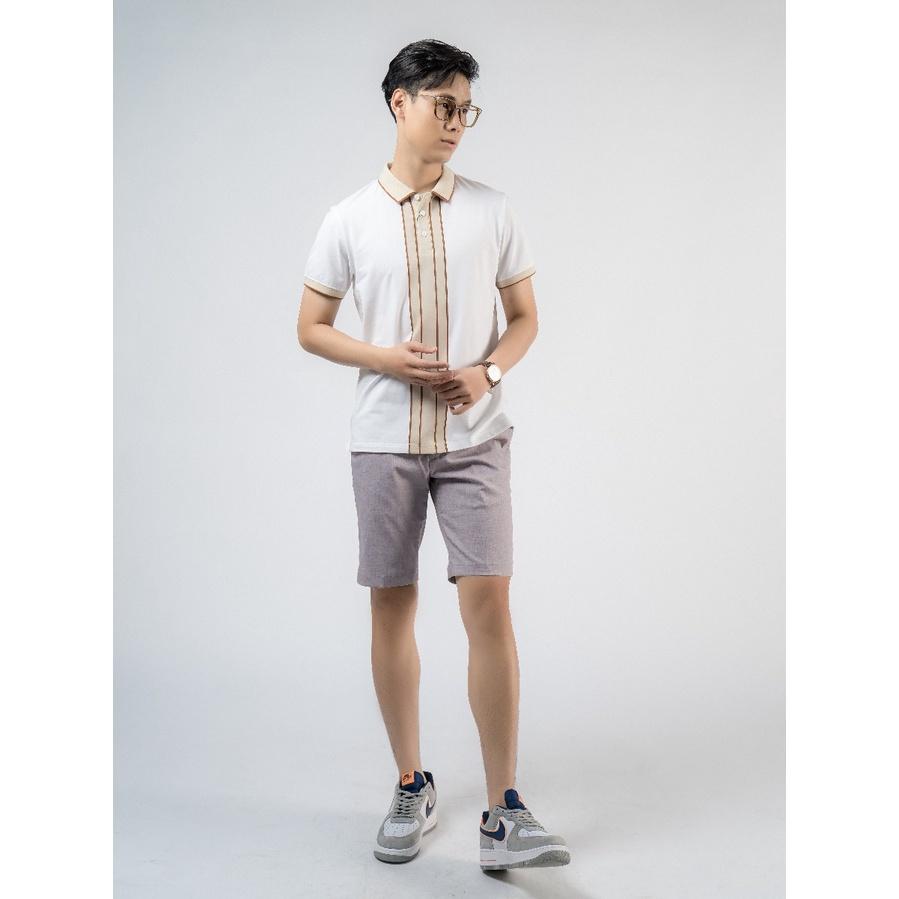 OWEN - Áo Polo nam ngắn tay Owen màu trắng 220348 - Áo thun có cổ nam