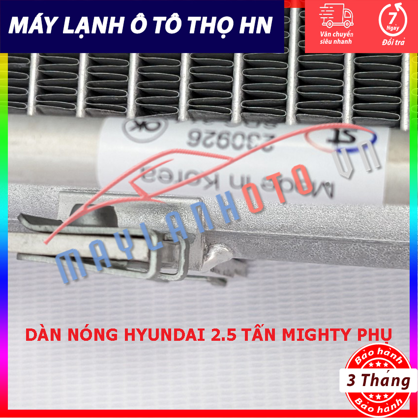 Dàn  nóng Hyundai 2,5 Tấn Mighty II  hàng xịn Hàn Quốc