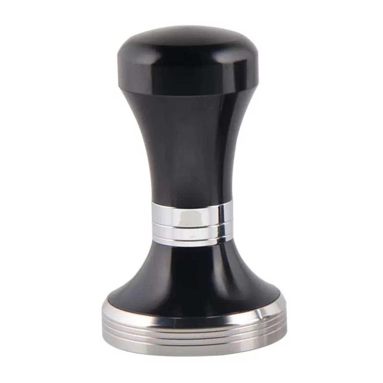 Tamper - Dụng cụ nén cà phê - Màu đen - Đáy phẳng - Kích thước 58 mm