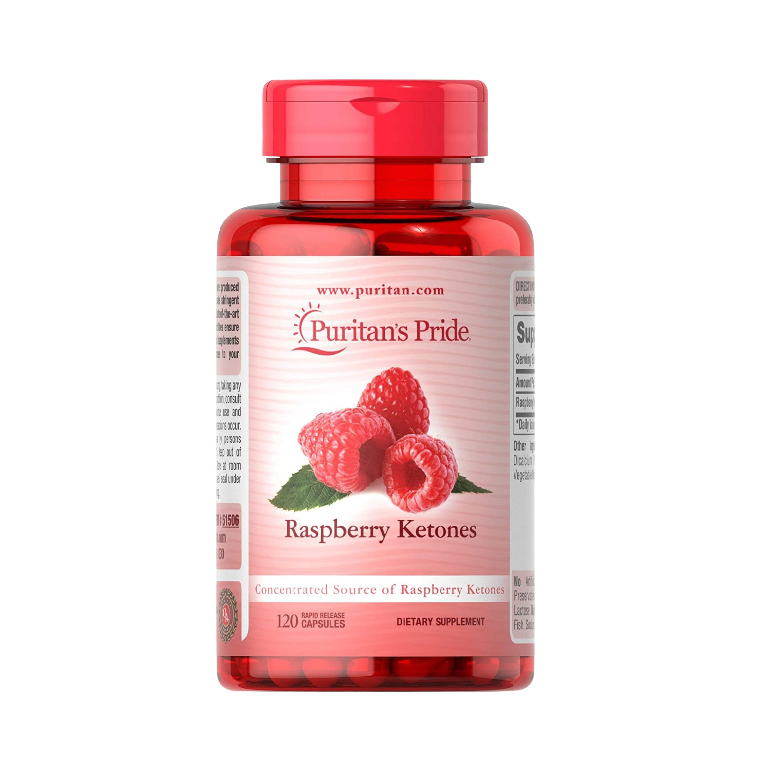 Hỗ trợ giảm cân quả mâm xôi Puritan's Pride - Raspberry Ketones Mỹ từ nguyên liệu thiên nhiên an toàn hiệu quả - OZ Slim Store