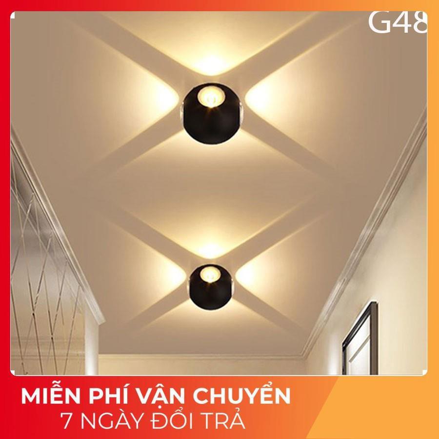 Đèn trang trí hắt tường 4 chiều - 12w chống nước G48
