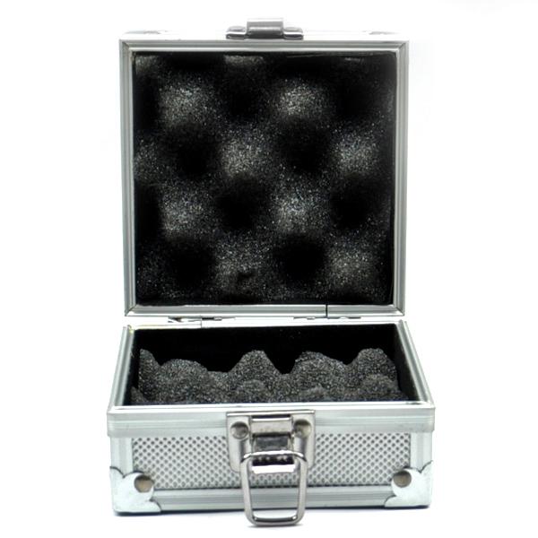 Silver Aluminium alloy Tattoo Machine Box Case for Storage Display Machine Gun