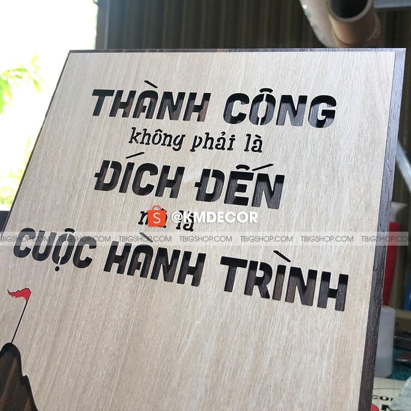 tạo động lực mẫu câu &quot;Thành công không phải đích đến mà là cuộc hành trình