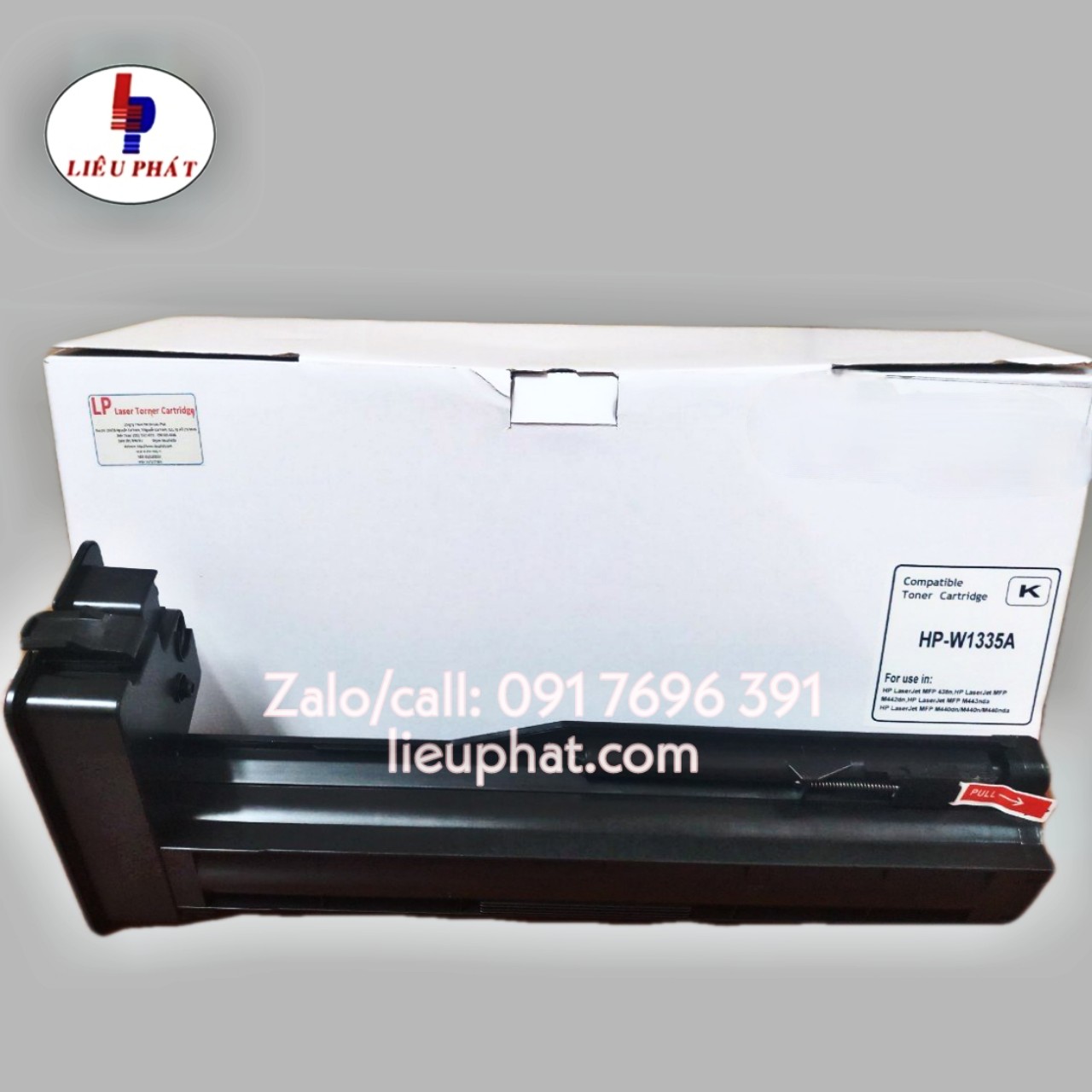 Mực in 335A dùng cho máy in HP M438n/M438dn/M438nda/M440n/M440nd/M440nda/M442n/M443nda - CÓ CHÍP Black LaserJet Toner Cartridge (W1335A)