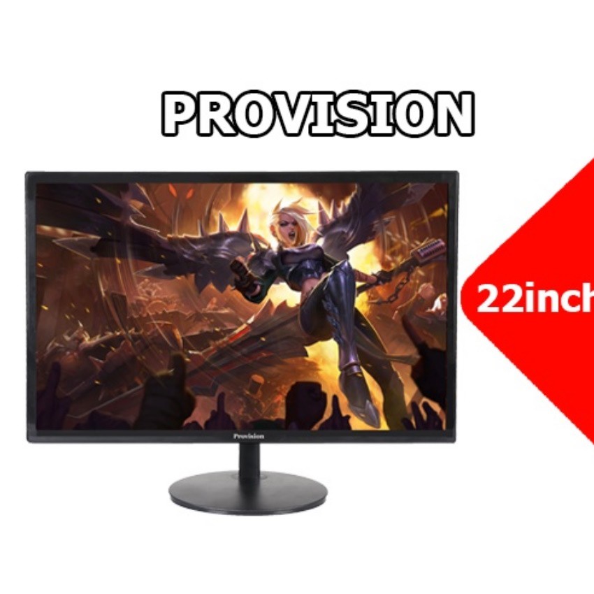 Màn hình Provision 22 INCH- Độ phân giải Full HD Hình ảnh đẹp sắc nét - HÀNG CHÍNH HÃNG