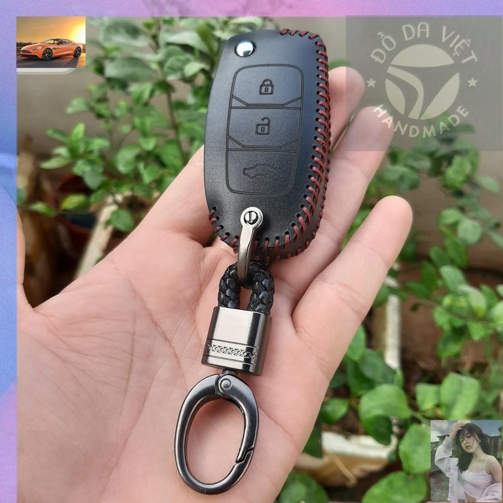 Bao da chìa khóa chìa độ Toyota, chìa như hình da thật bảo hành 2 năm