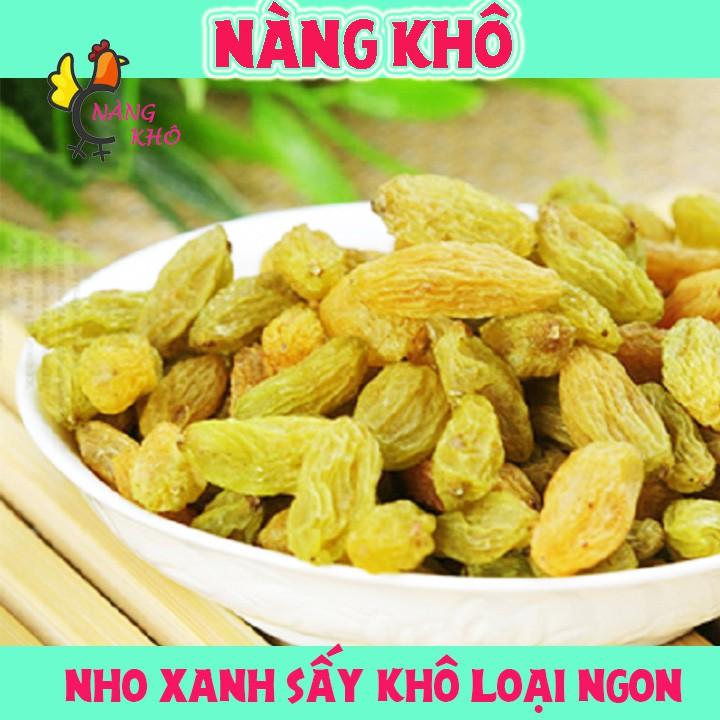 500gr nho khô xanh ninh thuận hàng loại 1 chua ngọt | Nàng Khô