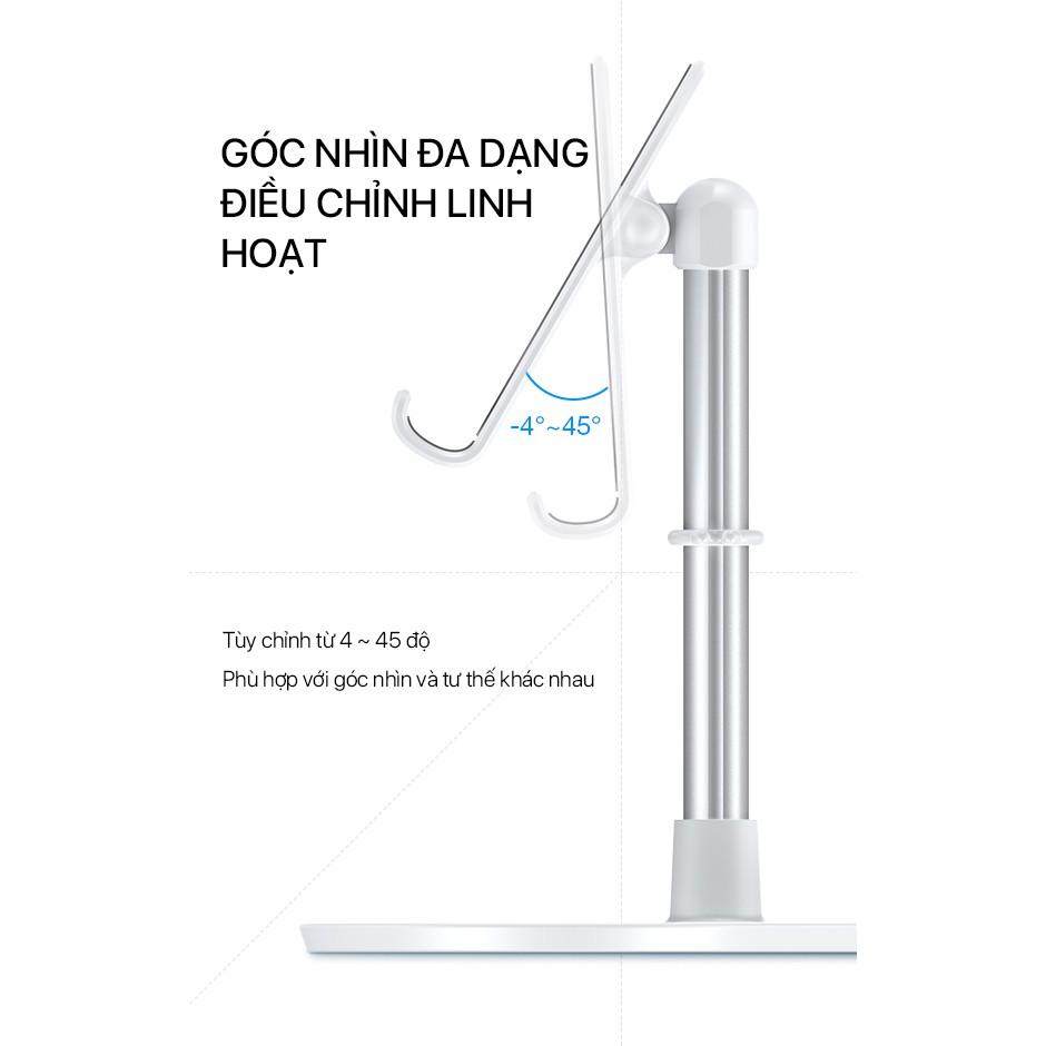 Giá Đỡ Điện Thoại/Máy Tính Bảng ROBOT, Điều Chỉnh Linh Hoạt 45 Độ Chân Đế Kiên Cố Kiểu Dáng Nhỏ Gọn - Hàng Chính Hãng