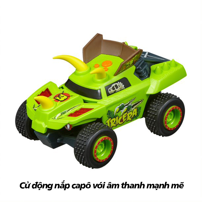 Đồ Chơi ROAD RIPPERS Siêu Xe Quái Vật Mega-Tricera (Có Tiếng Đèn Động Cơ) 20112/20110