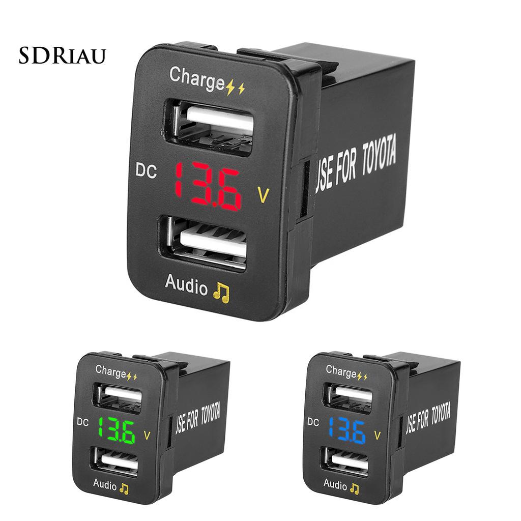 Cốc Sạc Usb Qc 3.0 Cho Xe Hơi Toyota