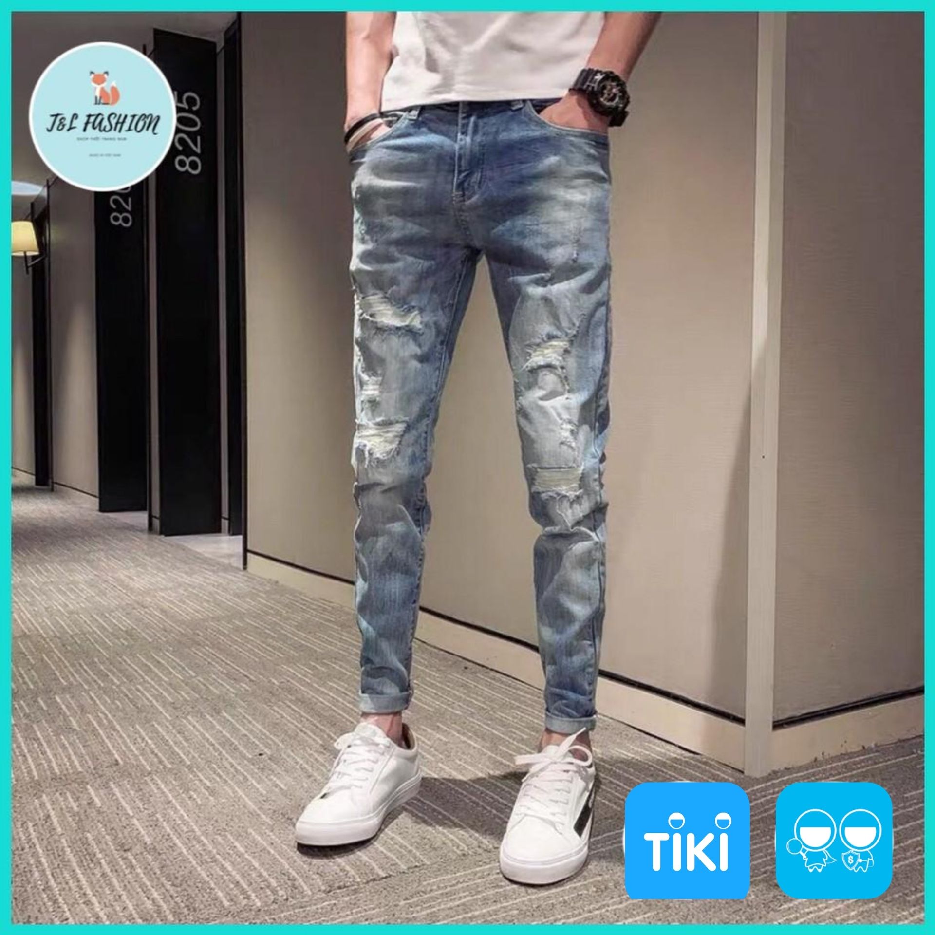 Quần Jean Nam, Quần Bò Nam kiểu mới hot trend phong cách hàn quốc msa5