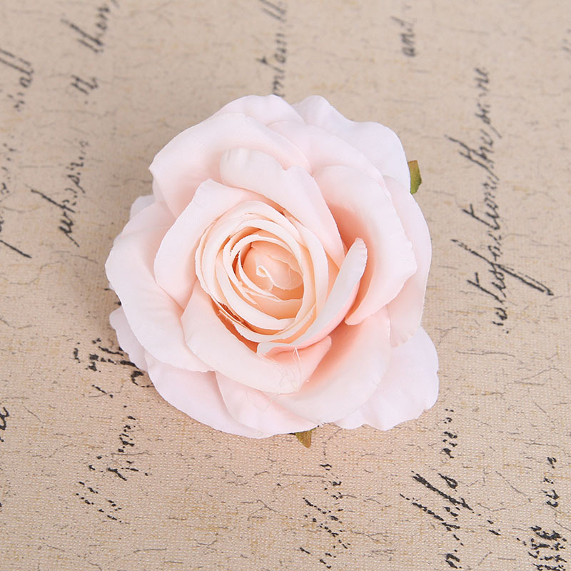 Đầu Hoa Hồng Giả 11cm Trang Trí  Decor Handmade