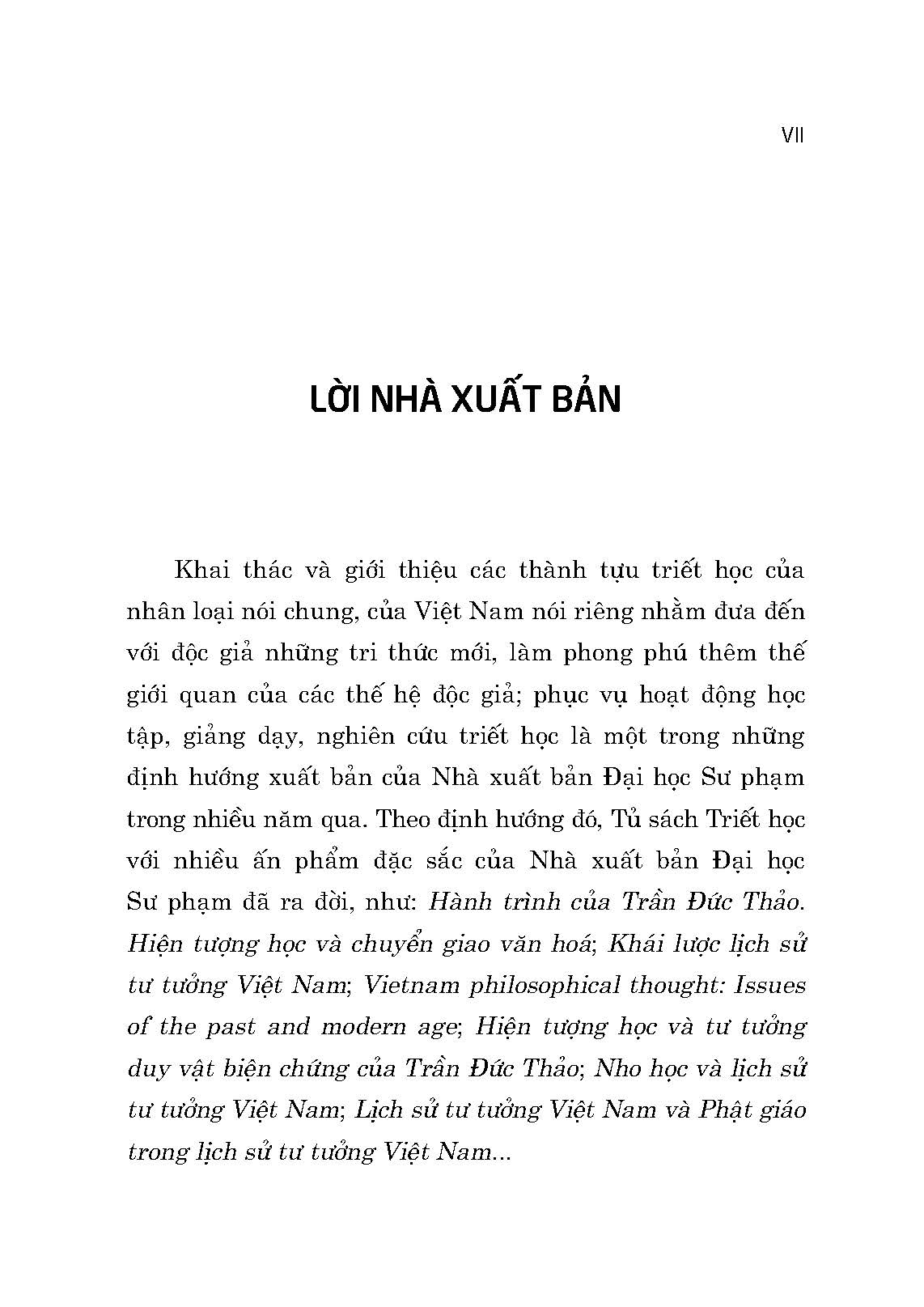 Ý Thức Luận (Essai Sur Les Données Immédiates De La Conscience) - Henri Bergson; Cao Văn Luận dịch; Phạm Anh Tuấn hiệu chú (Tái bản 2024)