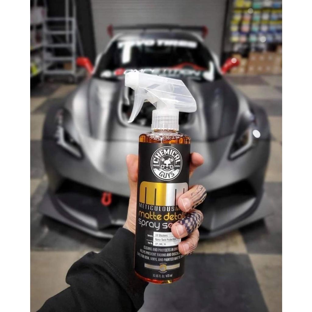 Xịt dưỡng sơn mờ CHEMICAL GUYS METICULOUS MATTE DETAILER SPRAY &amp; SEALANT FOR CRISP SATIN &amp; MATTE FINISHES - 473ml