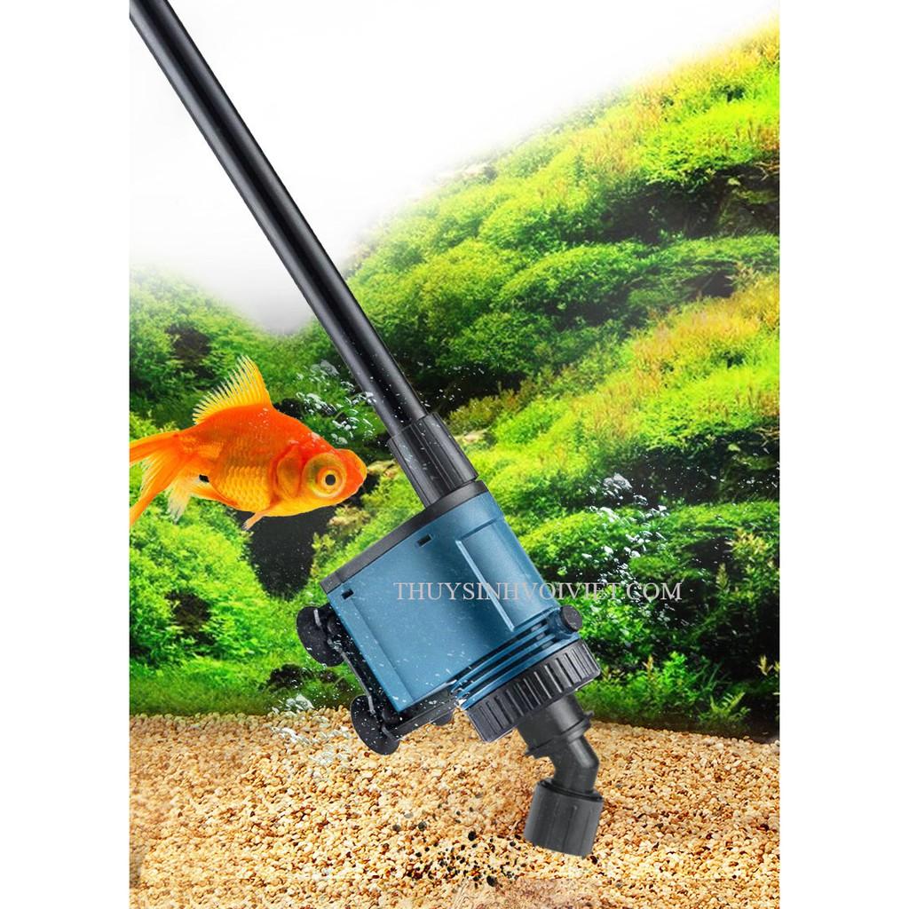 Máy hút cặn, vệ sinh hồ cá SOBO BO - 028 công suất 28W chuyên dành cho hồ cá rồng, cá cảnh